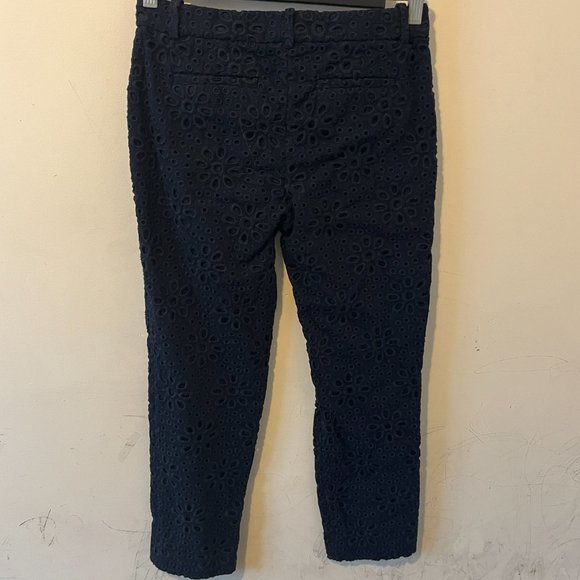 J. CREW | Women's Cafe Capri Pants Blue Size 00 - Picture 2 of 12
